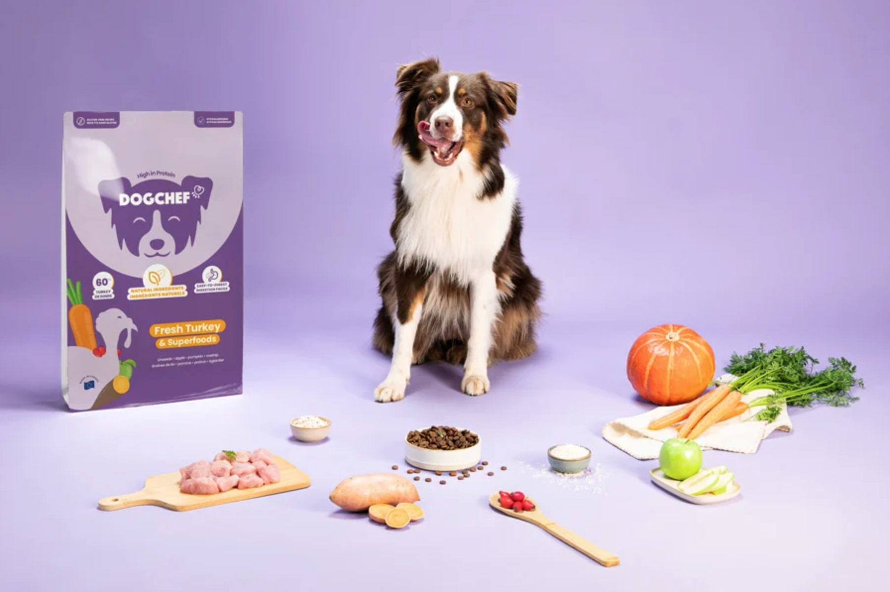 Croquette chien Dog Chef Dinde Fraiche